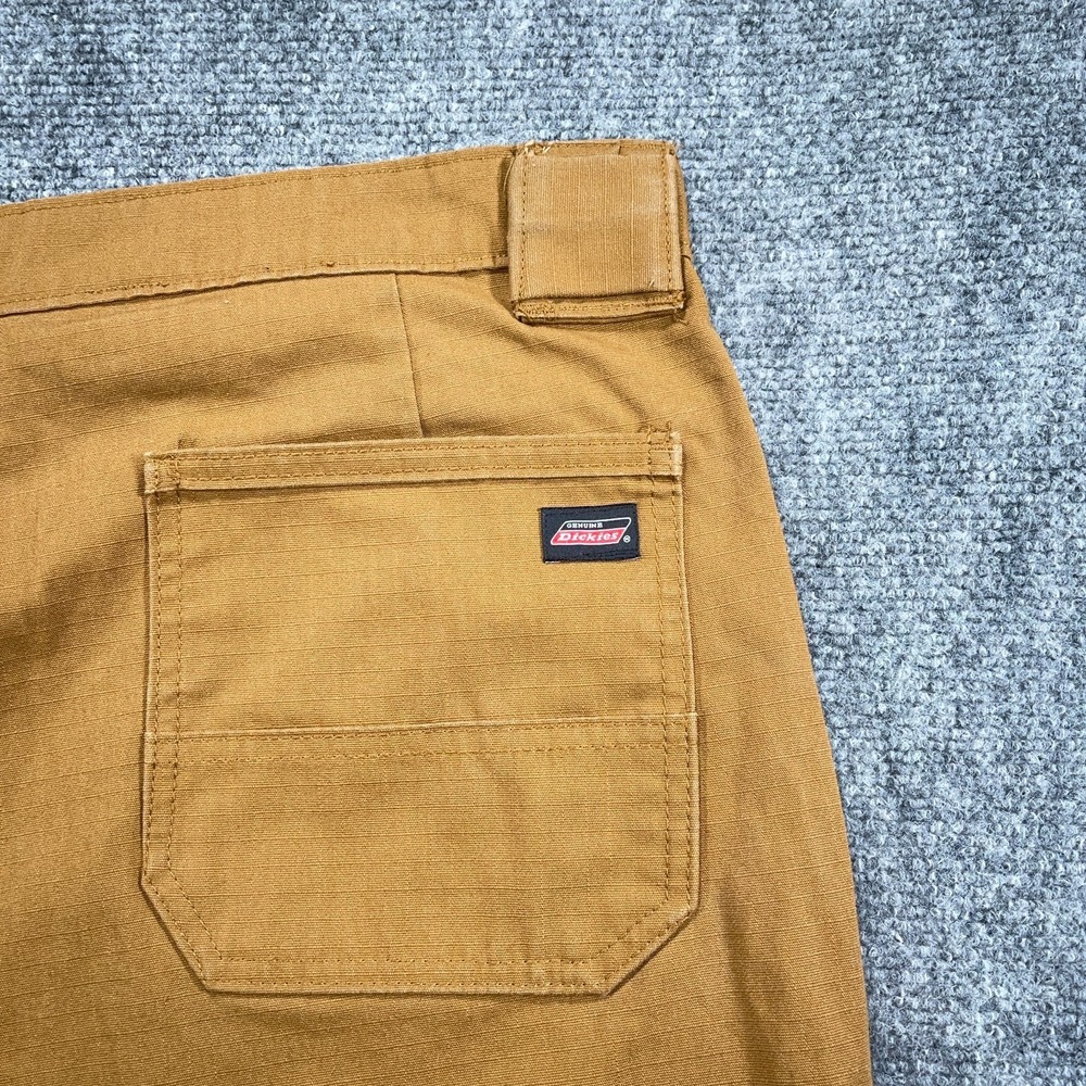 Dickies Shorts Mens 42‎ Beige Ripstop Cargo Flat Front Pockets Casual Outdoor - Picture 7 of 10